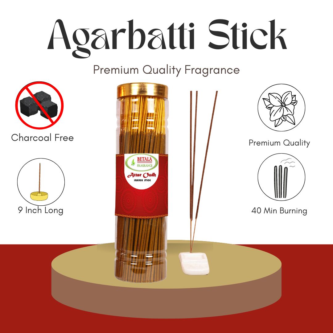 Firdous, Attar Oud, Oudh, Attar Gulab Agarbatti Promotional Bundle (100 g X 4 Pack)