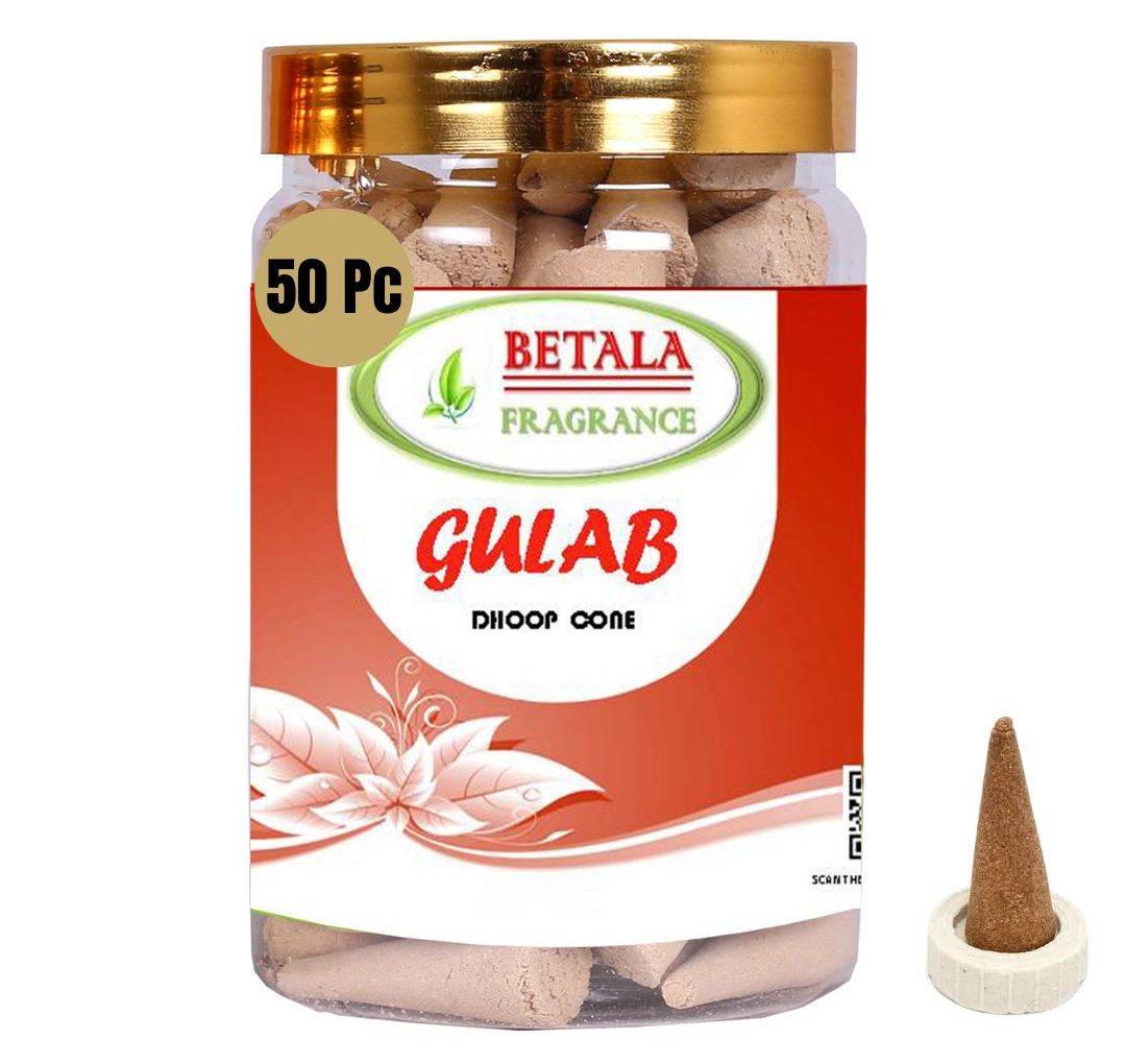 Gulab (Rose) Flavour Perfumed Dhoop Cones