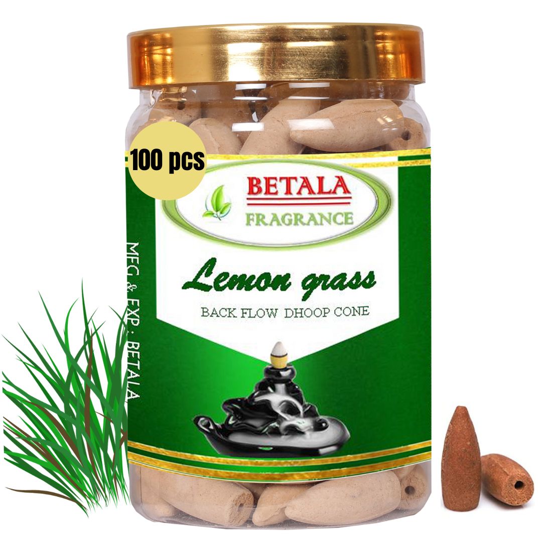 Lemon Grass Flavour Backflow Dhoop Cone