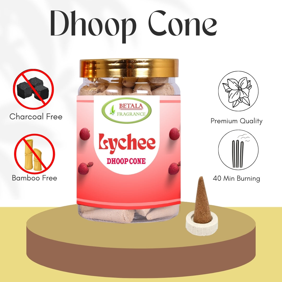 Lychee Fragrance Perfumed Dhoop Cones