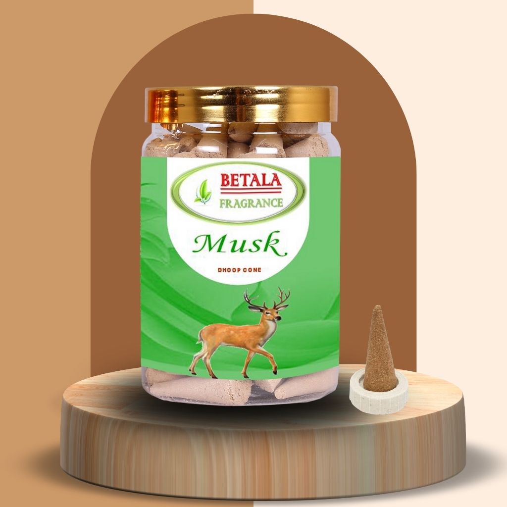 Musk Flavour Perfumed Dhoop Cones