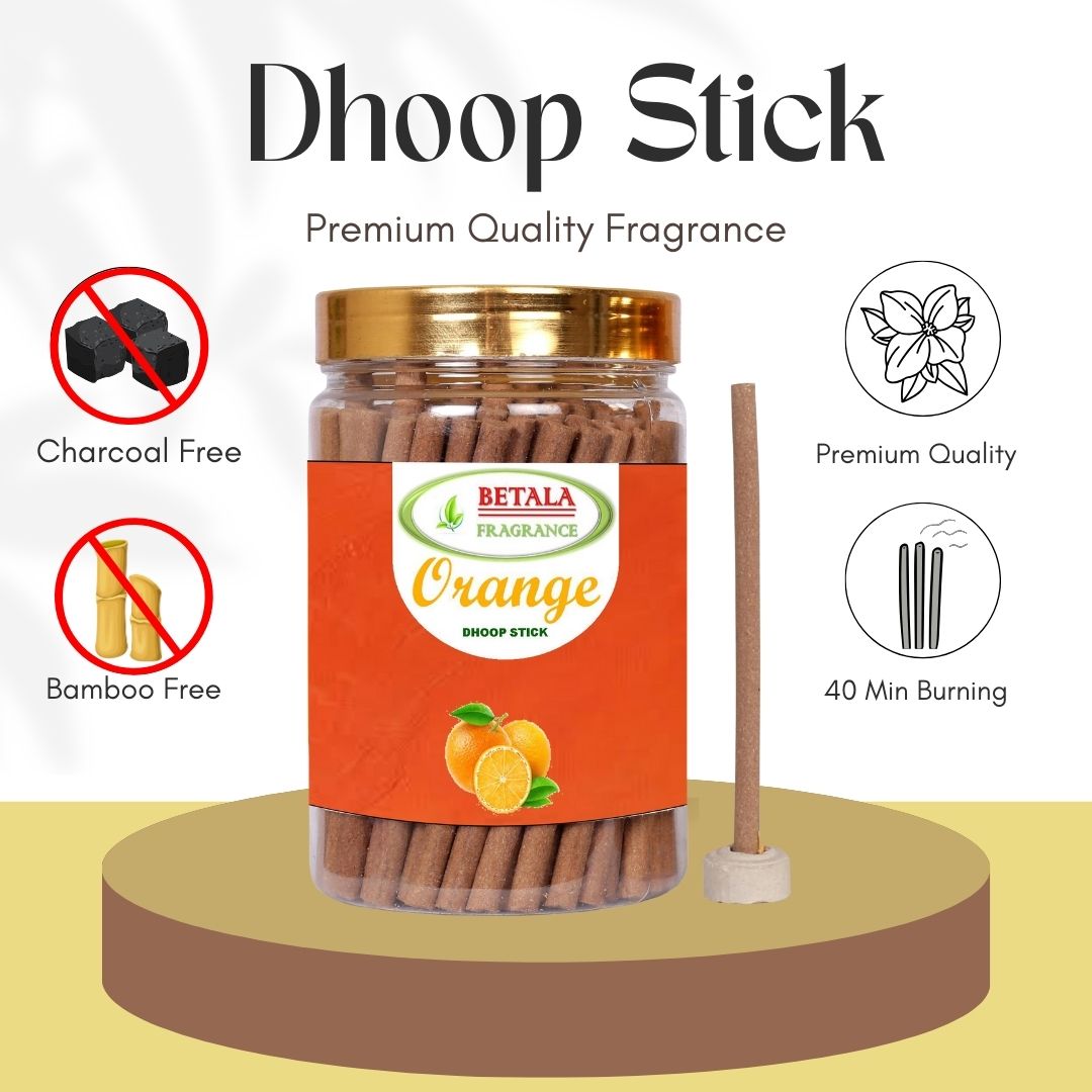 Apple, Pineapple, Strawberry & Orange Dhoop Stick Promotional Bundle (100 g X 4 Pack)