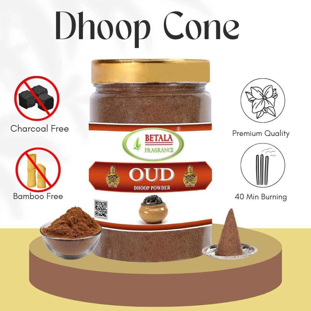 Betala Fragrance Oud Flavour Sambrani Dhoop Powder, 200 Gm Pack