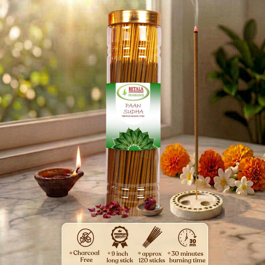 Betala Fragrance Paan Sudha Flavour Incense Stick | Perfumed Agarbatti, 200 gm