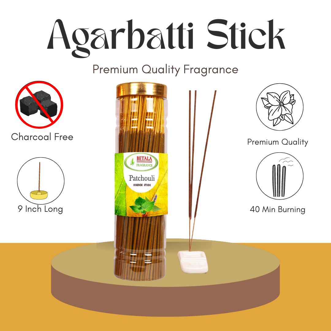 Musk, Oud, Patchouli, Saffron Agarbatti Promotional Bundle (100 g X 4 Pack)