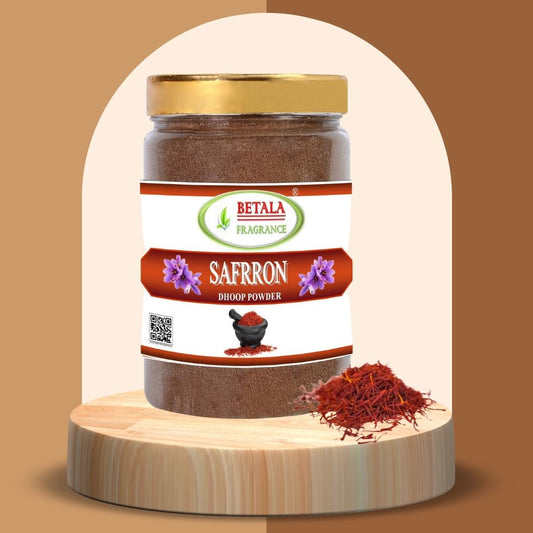 Betala Fragrance Saffron Flavour Sambrani Dhoop Powder, 200 Gm Pack