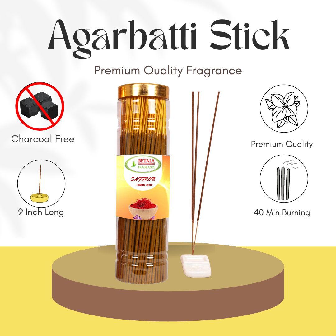 Musk, Oud, Patchouli, Saffron Agarbatti Promotional Bundle (100 g X 4 Pack)