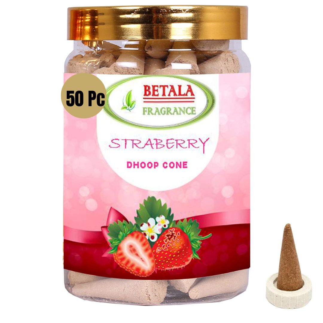 Strawberry Flavour Perfumed Dhoop Cones