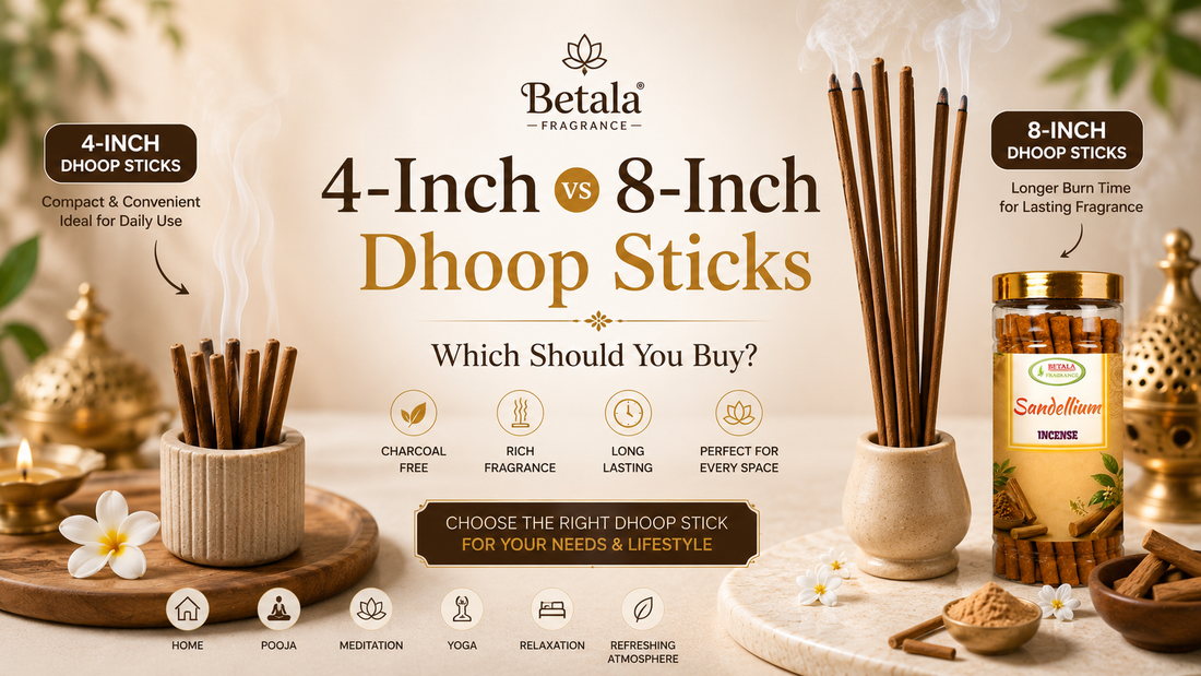 4-Inch vs 8-Inch Dhoop Sticks