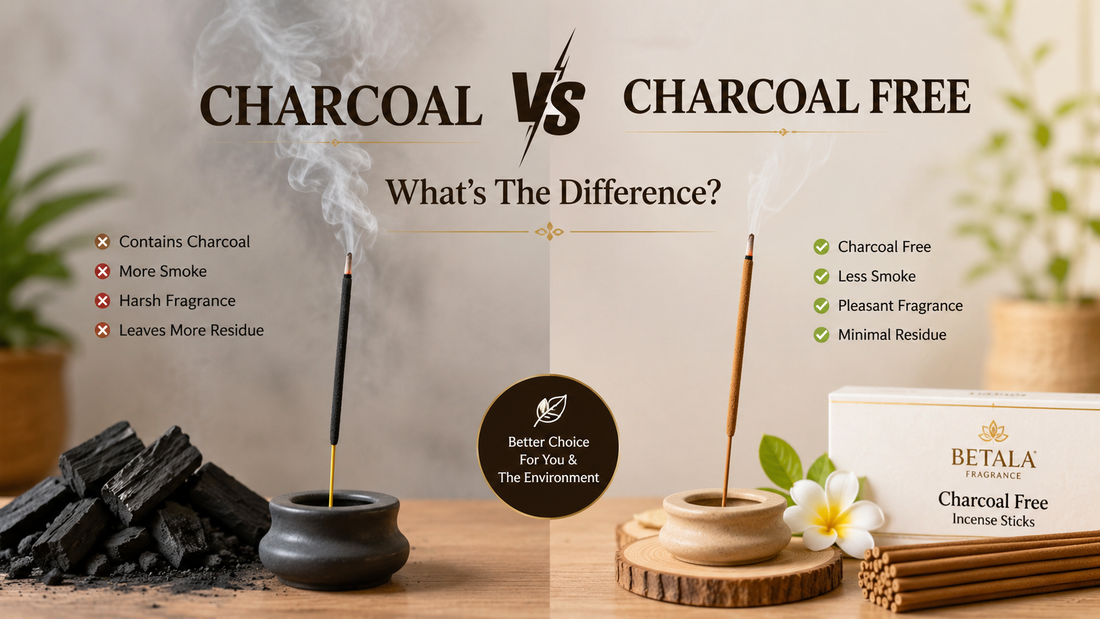 Charcoal vs Charcoal-Free Incense