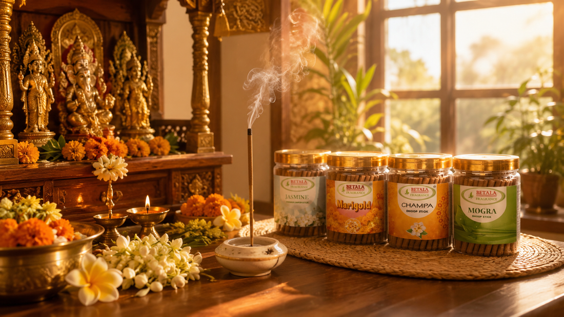 Experience the Bliss of Floral Aromas with Betala Fragrance BAMBOOLESS CHARCOAL FREE DHOOP STICK