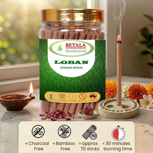 Betala Fragrance Royal Perfumed Dhoop Cones, 50 pc
