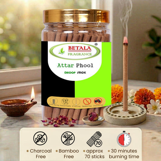 Betala Fragrance Attar Phool Perfumed Dhoop Stick, 200 gm