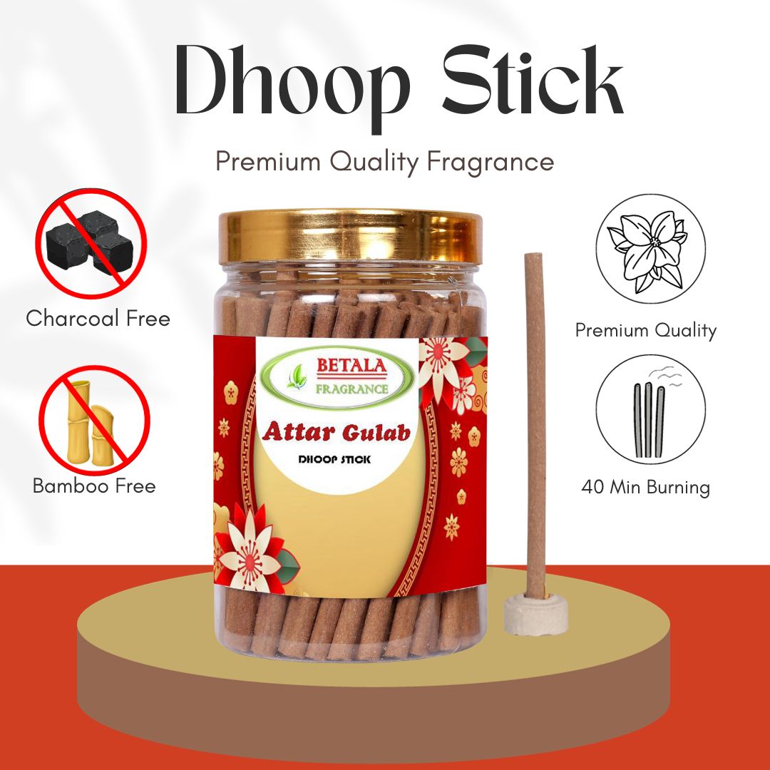 Firdous, Attar Oud, Oudh, Attar Gulab Dhoop Stick Promotional Bundle (100 g X 4 Pack)