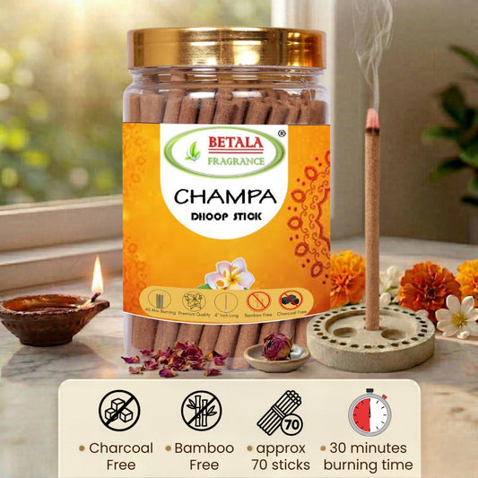 Betala Fragrance Champa Perfumed Dhoop Stick, 200 gm