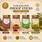 Betala Fragrance Musk, Oudh, Patchouli & Saffron Dhoop Stick Promotional Bundle (100 g X 4 Pack)