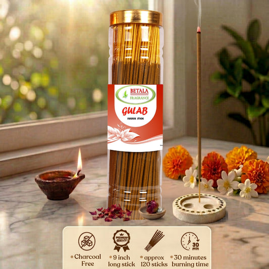 Betala Fragrance Gulab/Rose Incense Stick | Perfumed Agarbatti, 200 gm