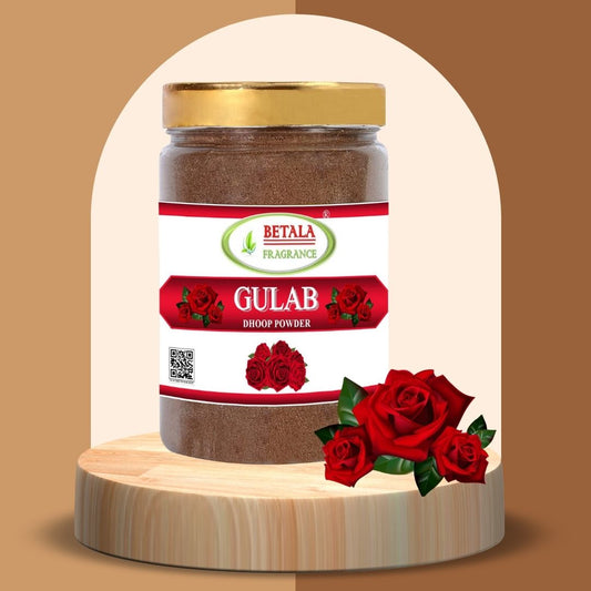 Gulab Flavour Sambrani Dhoop Powder, 250 Gm Pack
