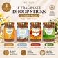 Betala Fragrance Jasmine, Marigold, Champa & Mogra Dhoop Stick Promotional Bundle (100 g X 4 Pack)