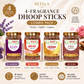 Betala Fragrance Chandan, Gulab, Lavender & Oud Dhoop Stick Promotional Bundle (100 g X 4 Pack)