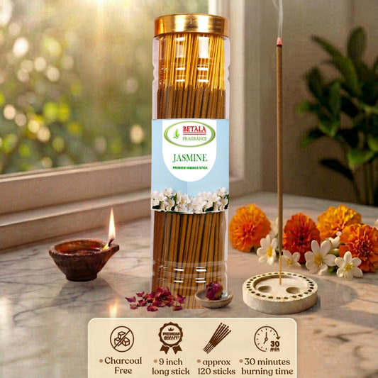 Betala Fragrance Jasmine Incense Stick | Perfumed Agarbatti, 200 gm