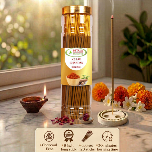 Betala Fragrance Kesar Chandan Flavour Incense Stick | Perfumed Agarbatti 200 gm