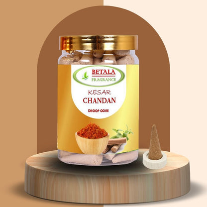 Kesar Chandan Flavour Perfumed Dhoop Cones