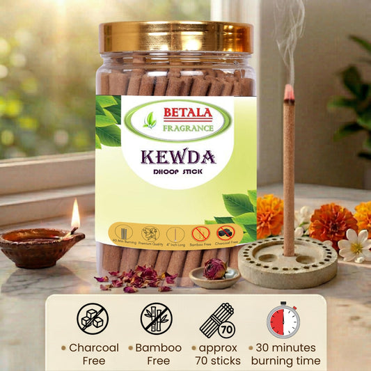 Betala Fragrance Kewda Perfumed Dhoop Stick, 200 gm