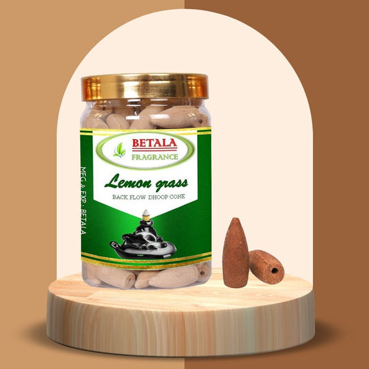 Lemon Grass Flavour Backflow Dhoop Cone