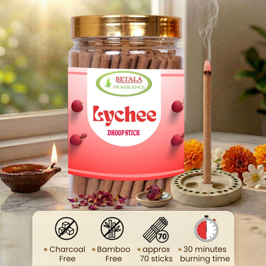 Betala Fragrance Lychee Fragrance Perfumed Dhoop Stick, 200 GM