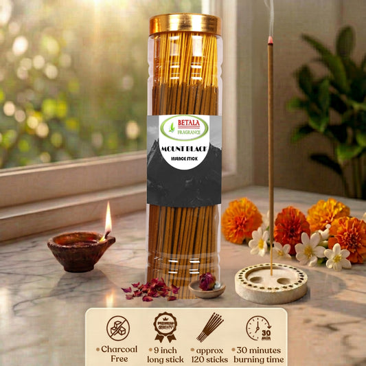 Betala Fragrance Mount Black Incense Stick | Perfumed Agarbatti, 200 gm