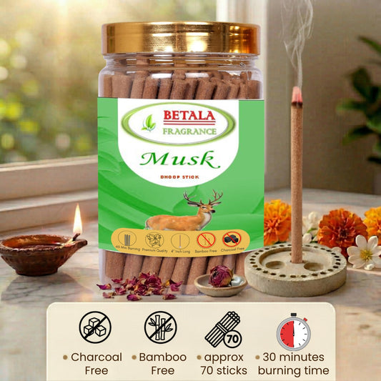 Betala Fragrance Musk Perfumed Dhoop Stick, 200 gm