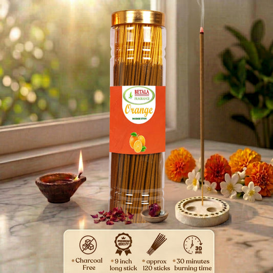 Betala Fragrance Orange Flavour Incense Stick | Perfumed Agarbatti, 200 Gm