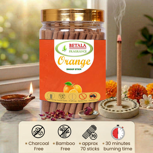 Betala Fragrance Orange Flavour Perfumed Dhoop Stick, 200 Gm