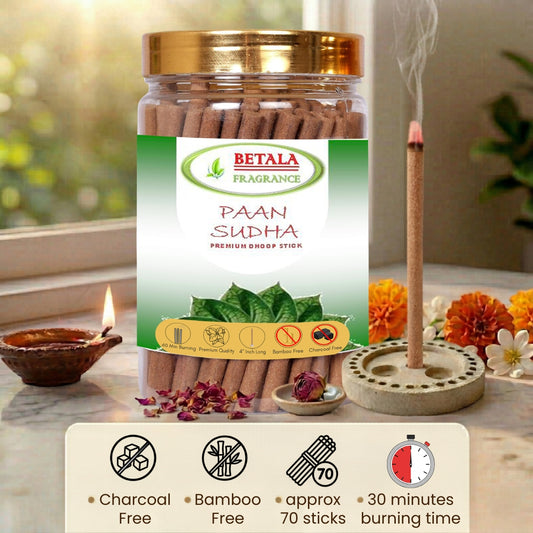 Betala Fragrance Paan Sudha Perfumed Dhoop Stick, 200 gm