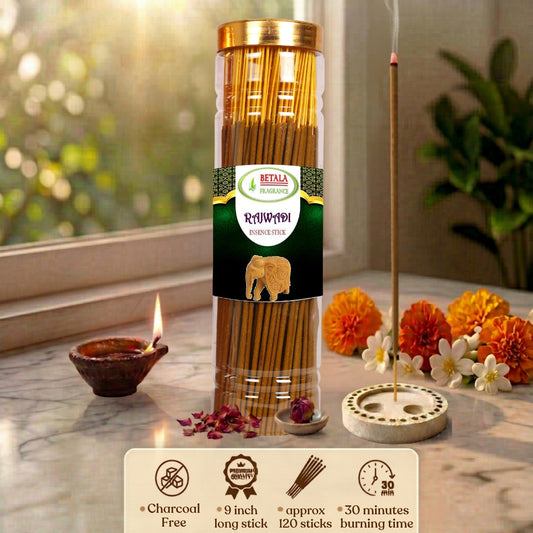 Betala Fragrance Rajwadi Flavour Incense Stick | Perfumed Agarbatti, 200 gm