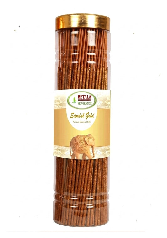 Free Gift -  Metalic Sandal Gold Fragrance Incense Stick | Perfumed Agarbatti - 50 G