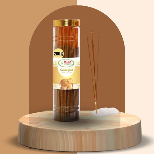 Metalic Sandal Gold Flavour Incense Stick | Perfumed Agarbatti
