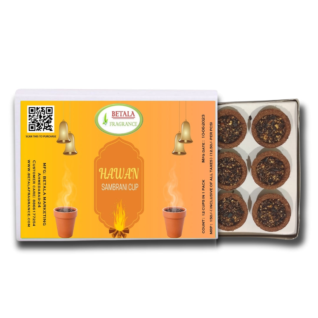 Betala Fragrance Hawan Flavour Dhoop Cup | Shop Dhoop Sambrani Online Havan